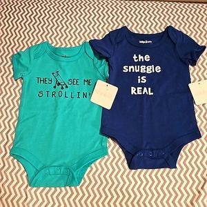 Brand New Indigo Baby Onsies (Set of 2)